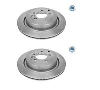2X Meyle 53-15 523 0016/PD Disco Freno Posteriore Per Land Rover Discovery IV