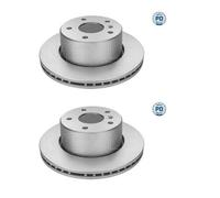 2X Meyle 53-83 521 0002/PD Disco Freno Anteriore Per Land Rover Discovery II