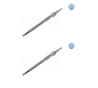 2x Meyle 614 860 0002 Candelette per Opel Corsa C X01 Honda Civic VII EP Eu Ev