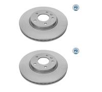 MEYLE Discofreno per OPEL VAUXHALL CHEVROLET GENERAL MOTORS 615 521 0006/PD