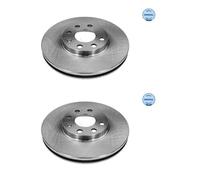2X Meyle 615 521 0009 Disco Freno Anteriore Per Opel Astra F Classico CC