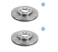 2x Meyle 615 521 0012 Disco Freni Anteriore per Opel Astra H GTC