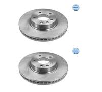 2X Meyle 6155216009 Disco Freno Voren per Opel Omega a B Senator B V88 90344650