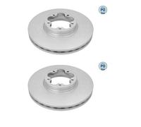 2x Meyle 715 521 0042 / Pd Disco Freni Anteriore per Ford Transit V363 Fad Fbd