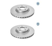 2X Meyle 715 521 0056/PD Disco Freno Anteriore 300 Mm Per Ford Transit Connect