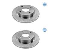 2X Meyle 715 521 7007 Disco Freno Anteriore Per Ford Fiesta JV Mazda 121 III