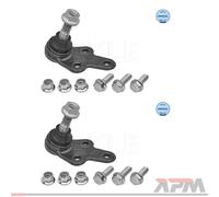 2x Meyle 716 010 0014 Braccio Strutturale Frontale per Ford Focus II Volvo V50