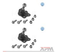 2x Meyle 716 010 0018 Braccio Strutturale Frontale per Ford Mondeo IV Volvo S60