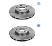 2x Meyle Bremsscheibe Anteriore Toyota Auris E18 Corolla E15 30-15 521 0117