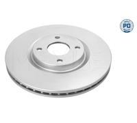 2X MEYLE Dischi Freno Anteriore Adatti Per Ford Ecosport