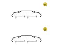 2X Meyle HD 314 653 0014/HD Stabilizzatore Sospensione Anteriore Per BMW F10
