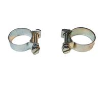 2x Mini Tubo Clip / Morsetti -fuel Benzina/Diesel o Qualsiasi S Foro 18 mm-20 MM