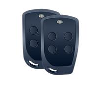 2X Mitto 4 B RCB04 Telecomando 4 Canali, Codice Rotante 433.92Mhz, Compatibile con Mitto2 Per Motorizzazione Cancello/Porte Garage 3 Anni di Garanzia