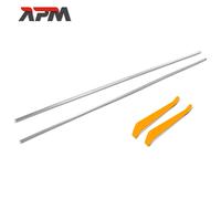 2x Modanatura Listello di Protezione Porta Ant. per Mercedes-Benz C-Class W204