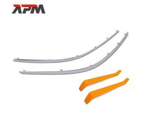 2x Modanatura Paraurti Listello Para Urti Frontale SX Dx per Mercedes-Benz C207