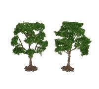 2x Modello Alberi 10cm Treno Wargame Miniatura Scenario Orizzontale 2pcs Saldi