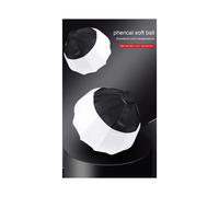 2X Modificatore di Luce Soffusa per Lanterna A Globo da 35 cm, Attacco Softbox, Diffusore A Sfera Rapida, per Produzione Cinematografica e Riprese