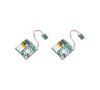 2X Modulo di Registrazione Musicale USB Modulo Audio Registrabile MP3 DIY Modulo Audio Scaricabile USB, Pulsante