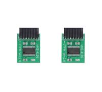 2X Modulo di Sicurezza Crittografia TPM 2.0 Modulo Remoto LPC-14PIN Modulo 14 Pin LPC per Modulo di Sicurezza MSI TPM2.0 LPC 14 Pin