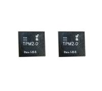 2X Modulo di Sicurezza per Crittografia TPM 2.0 Scheda Remota Modulo di Sicurezza SPI TPM2.0 un 14 Pin per Scheda Madre