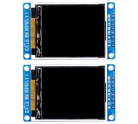 2X Modulo Display LCD Da 1,8 Pollici Un Colori 128X160 RGB SPI TFT Modulo Display LCD ST7735S 3.3V