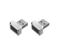 2X Modulo Lettore di Impronte Digitali USB per Windows 7 10 11 Hello Biometrico Scanner Lucchetto per PC Portatili Sblocco Impronta Digitale