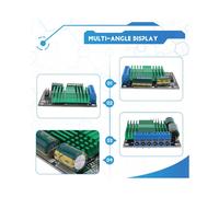 2X Modulo Regolatore PWM A Doppio Canale Modulo Driver Motore CC PWM 9V-30V 60A