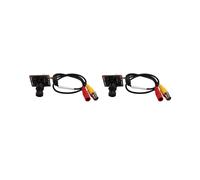 2X Modulo Telecamera CCTV Analogica 1200TVL 5MP con Obiettivo da 25 mm per Microscopio DIY, Telescopio, Telecamera per Auto, Videocitofono PAL