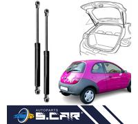 2x Molle a Gas Per Ford Ka 1996-2008 Ammortizzatori Pistoncini Cofano Posteriore