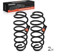 2x Molle Molla di Sospensione Posteriore per Mazda 2 De Dh 2007/10-2015/06