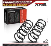 2x Molle Molla Posteriore per Fiat Panda 169 1.1 1.2 1.3 D Multijet 03-15