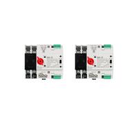 2X Monofase Din Rail ATS 220V PC Doppia Alimentazione Interruttore di Trasferimento Automatico 2P 100A Interruttore di Trasferimento di Alimentazione