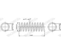 2X MONROE Molla Della Sospensione Anteriore Per MINI Mini Countryman F60