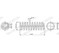 2x MONROE Molla di Sospensione Adatto A per Mazda CX-5 Kf Ke Gh