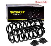 2x MONROE Molla di Sospensione + Domlager Posteriore per Peugeot 308 I 4A_4C_4E
