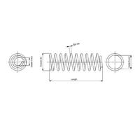 2x MONROE Molla di Sospensione Spirale Posteriore per Fiat Croma Lancia Thema