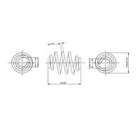 2X MONROE Molla Di Sospensione Spirale Posteriore Per VW Passat Variant Audi A6