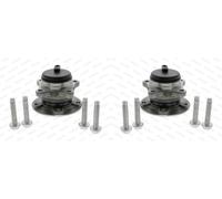 2x MOOG Set Cuscinetti Posteriore Sinistra Destra per Opel Grandland X 75 A18