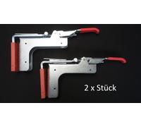 2X Morsetto Per Sicurezza Del Carico Barriera Chiusura Parete 22-36Mm 400Dan