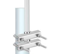 2x Morsetto UBolt Resistente per Albero Palo Supporto Adatto per CB Ham TV