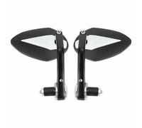 2x moto bicano 7/8 "Cafe Racer manubrio specchietto laterale Specchio a 360° H7