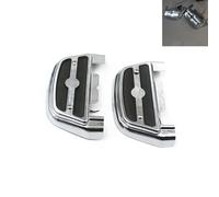 2X Moto Chrome Luce a led Pedana passeggero Floorboard Cover Per Harley softai