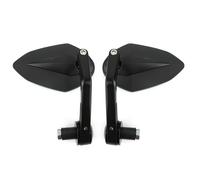 2x moto nero 7/8 "Cafe Racer manubrio specchietto laterale Specchio a 360° Y1