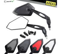 2x Moto Specchio / Scooter Area1 Specchietto Retrovisore Set M10/M8