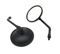 2x Moto universale Specchietto retrovisore laterale 10 mm Viti Specchi rotondi