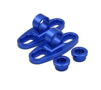 2x Motorcycle CNC Retrovisore Specchio Copertura Piatto Adattatore Supporto ATV