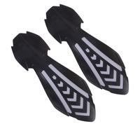 2x Motorcycle Handlebar Hand Grips Guard with Flowing Light Indicator New