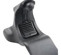 2X Motorcycle Throttle Assist Wrist Rest Black Rubber | Reduces finger strain, soft rubber material, fits most handlebars, easy installation, long ride comfort