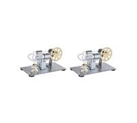 2X Motore Stirling Modello Scienza Esperimento Fisica Esperimento Generatore Modello Scienza e Istruzione