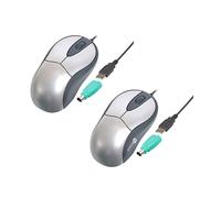 2X MOUSE OTTICO USB PS/2 COMBO DIGITUS 800DPI ERGONOMICO ALTA PRECISIONE